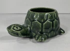 MCM McCoy Floraline Green Turtle Planter 484 VTG 1970’s USA Small