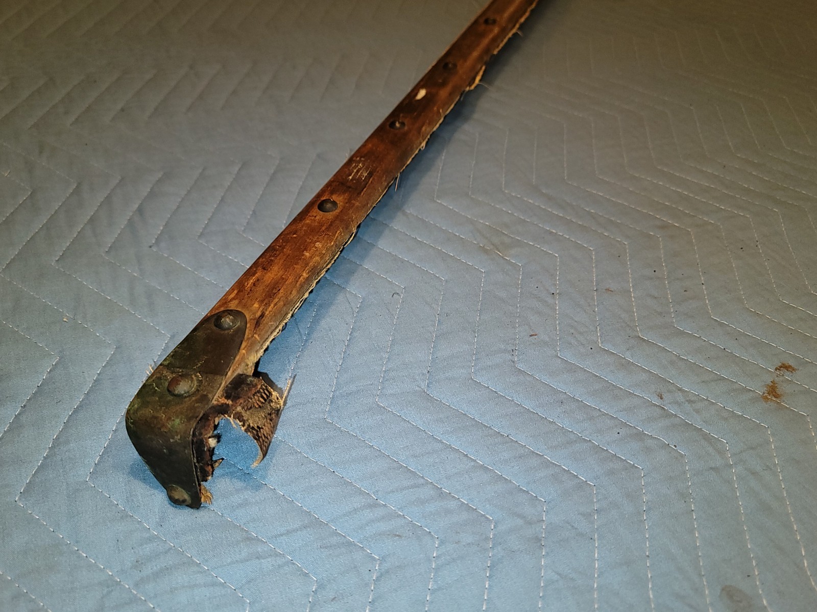 WOOD SLAT for c.1900 Au Depart & Louis Vuitton 39.75" French Steamer Trunk  #1