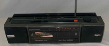 Vintage Emerson AM/FM Stereo Radio Dual Cassette Boombox CTR932