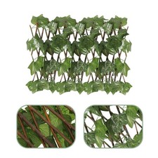 Faux Leaf Trellis Artificial Screening Barrier for Balcony Privacy Fence