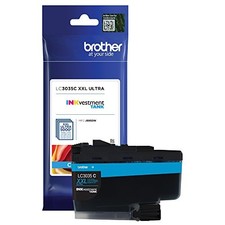 Brother LC3035C Ultra High-Yield Cyan Ink Cartridge 5000 Pages