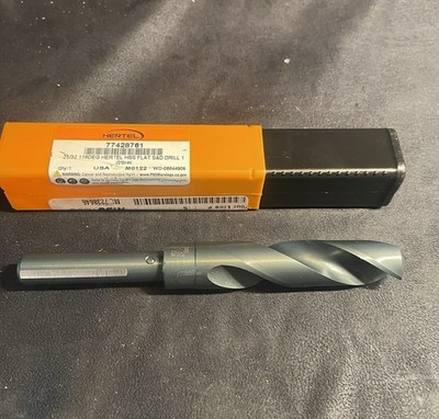 HERTEL 25/32'' drill bit Reduced shank 1/2'' 7742861