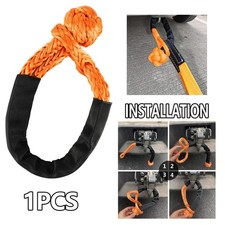 12x 22breaking Strength Synthetic Soft Shackle Tow Rope 55000lbs For Truck1