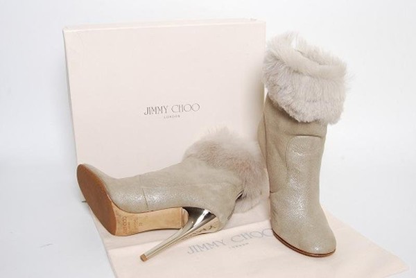 Women Jimmy Choo Boots Beige 38