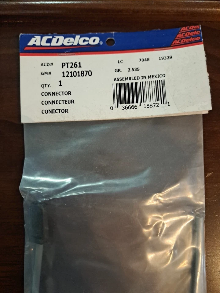 Conectores PT261 AC Delco para camioneta Chevy Olds SaVana Express S10 Suburban Foto 2 de 3