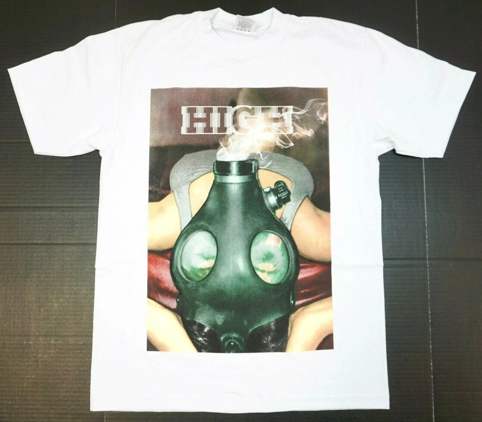 MARIJUANA HIGH T-shirt Weed 420 Pot Kush Blunt Smoke Tee Men's 100% Cotton New