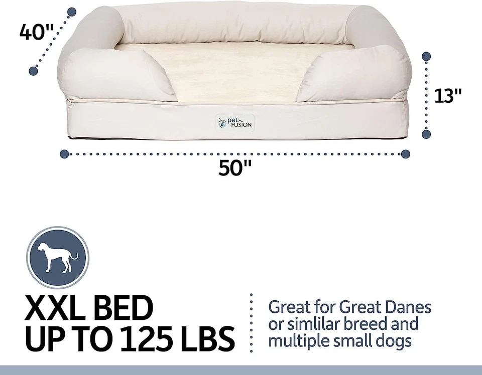 Pet Fusion Ultimate Memory Foam Dog Bed, XXL - Image 2 of 4