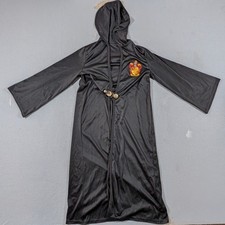 Harry Potter Gryffindor Robe Costume Kids OS Black Hooded Cosplay Accessory