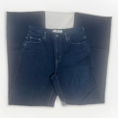 Levis 512 Womens Bootcut Jeans Size 10 Slimming Dark Blue