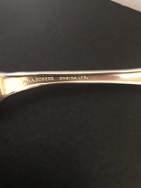 Wm. Tenedor de cena plato de plata A Rogers / Oneida Ltd VANESSA / FRANCESCA Foto 4 de 4