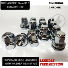 20 Toyota OEM Factory Style Mag Lug Nuts 14x1.5 Tundra Land Cruiser Sequoia LX57