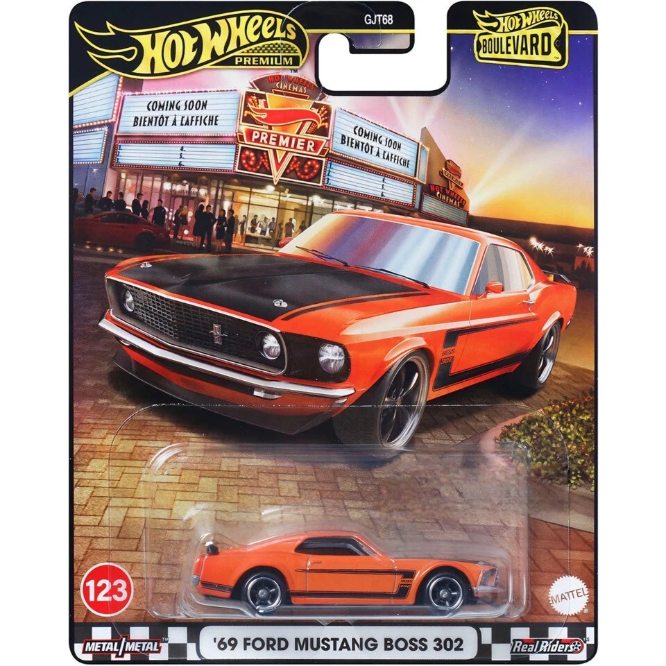 Hot Wheels Premium 69 Ford Mustang Boss 302 #123 (In-Stock) New
