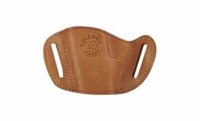 Tan Bulldog right hand leather gun holster for Kimber Micro 9