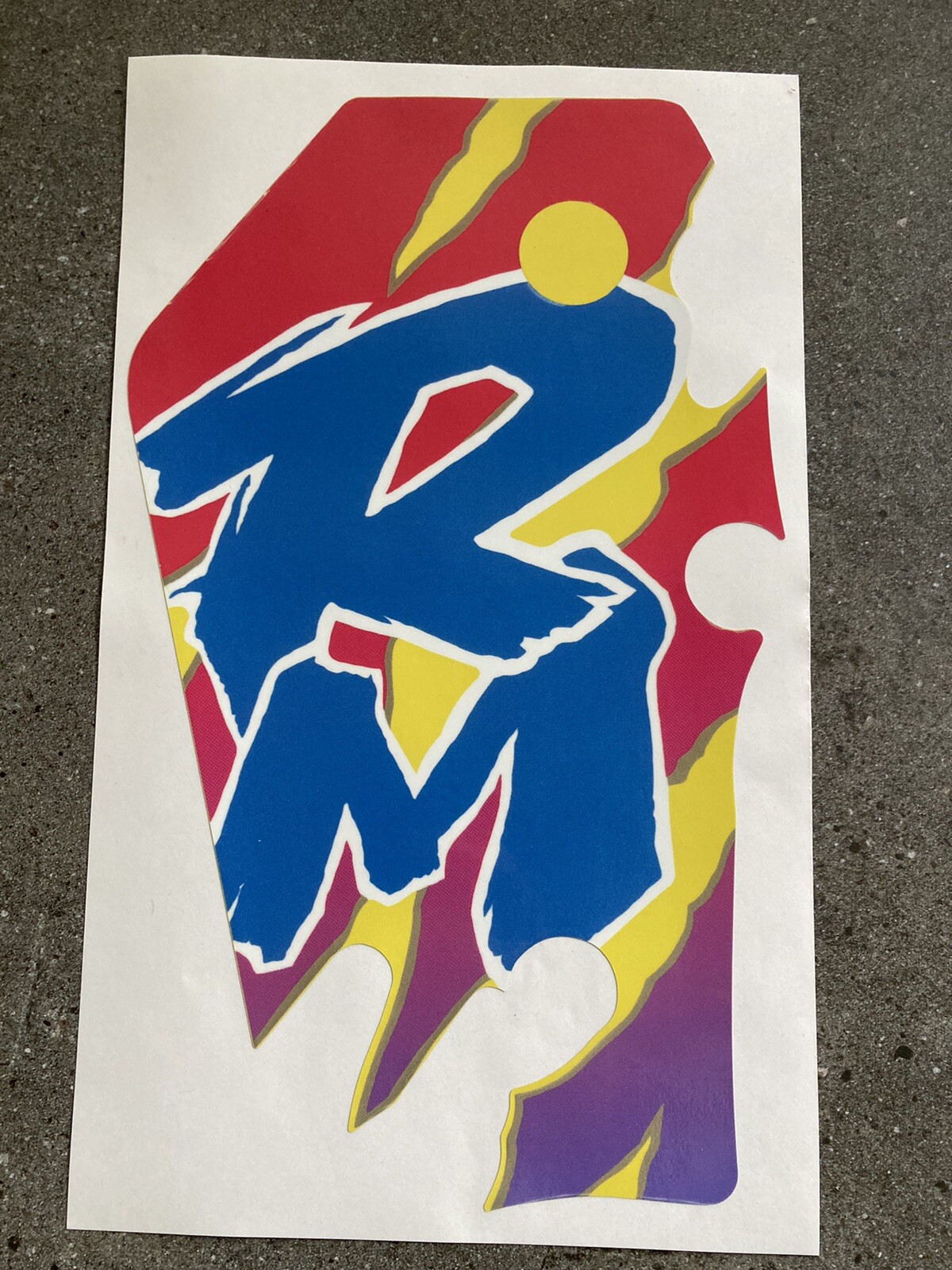 Suzuki RM80 1992 Radiator Shroud Decal ONLY/ Sticker eBay