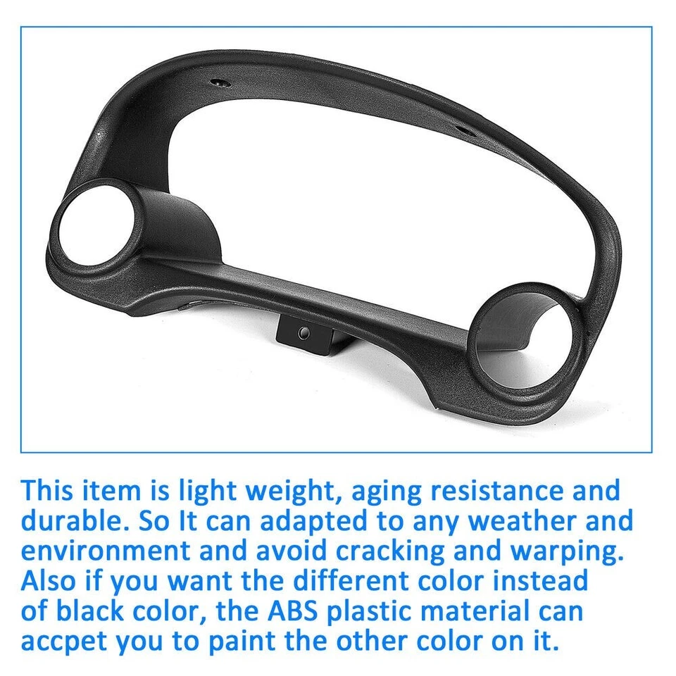 PARA 1996 1997 1998 1999 2000 Honda Civic Si Doble Calibre Cluster Pod Medidor Bisel Foto 4 de 4