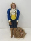 Vintage 1991 Mattel Beauty and the Beast Barbie Doll Beast Costume w/ Ken Doll
