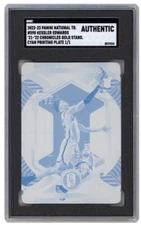 SGC Authentic - Chronicles Gold Standard Kessler Edwards Cyan Printing Plate 1/1