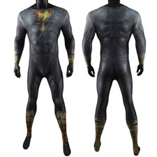 Black Adam Bodysuit Cosplay Costume Jumpsuit Stage Zentai 3D Bodysuits Halloween