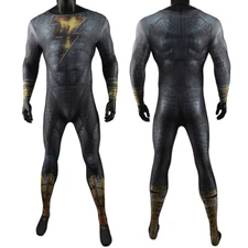 Black Adam Bodysuit Cosplay Costume Jumpsuit Stage Zentai 3D Bodysuits Halloween