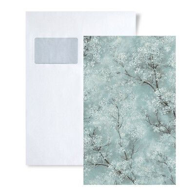 1 MUSTERSTÜCK Profhome S-374203-GU DIN A4 | MUSTER der Floral Tapete