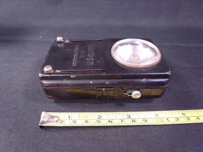 VINTAGE GERMANY DAIMON 413 RED / GREEN SIGNAL POCKET TORCH LIGHT
