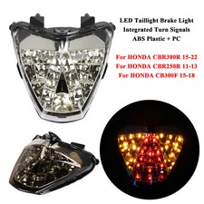 Motorcycle LED Brake Taillight with Turn Sign...