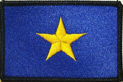 The Burnet Flag (1836-1839) TEXAS FLAG Patch With Hook