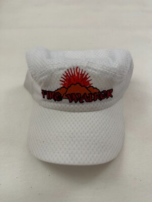 Fire Walker Graphic Adjustable White Baseball Hat One Size