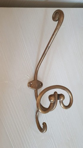 Appendi abiti appendiabiti attaccapanni da muro in ottone vintage nuovi perfetti