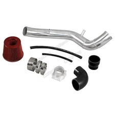 CXR CAI COLD 3" Air Intake Pipe + Filter For 89-97 Mazda Miata 1.6L Black Hose