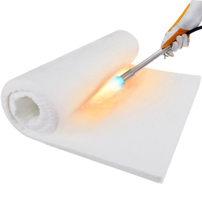 Ceramic Fiber Insulation 1'' Thick,  2600F Fiber Blanket for Wood Stove Forgeetc