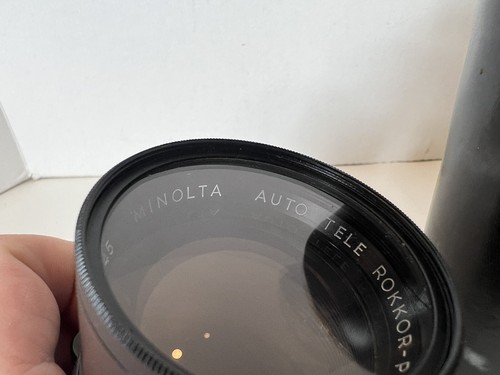 MINOLTA ROKKOR-PF 135MM f2.8 auto tele w case Nice - Picture 9 of 24