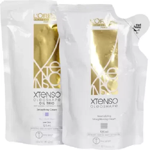 Straightening cream top