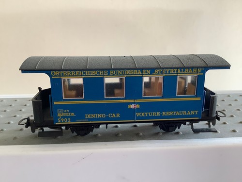 ✅Liliput 764 75 H0e/DC Speisewagen / Dining Car 5902 Styertalbahn (FD175-12C1/4) | Zustand: Gebraucht