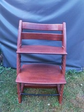 Stokke Tripp Trapp altes Modell - Farbe dunkelbraun; Gebrauchsspuren V.B