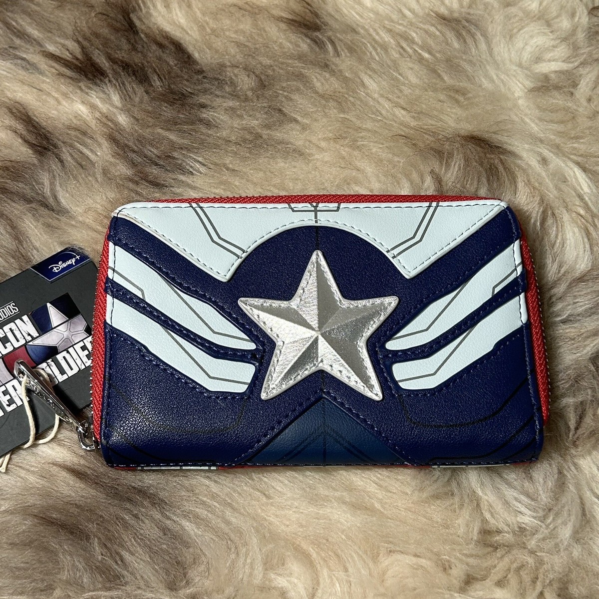 Wallet Falcon And Winter Soldier Loungefly NWT Loungefly Marvel
