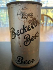 Becker's Best (Pale PQ) Beer, IRTP OI FT TO, Solid Empty Outdoor Can, Faded