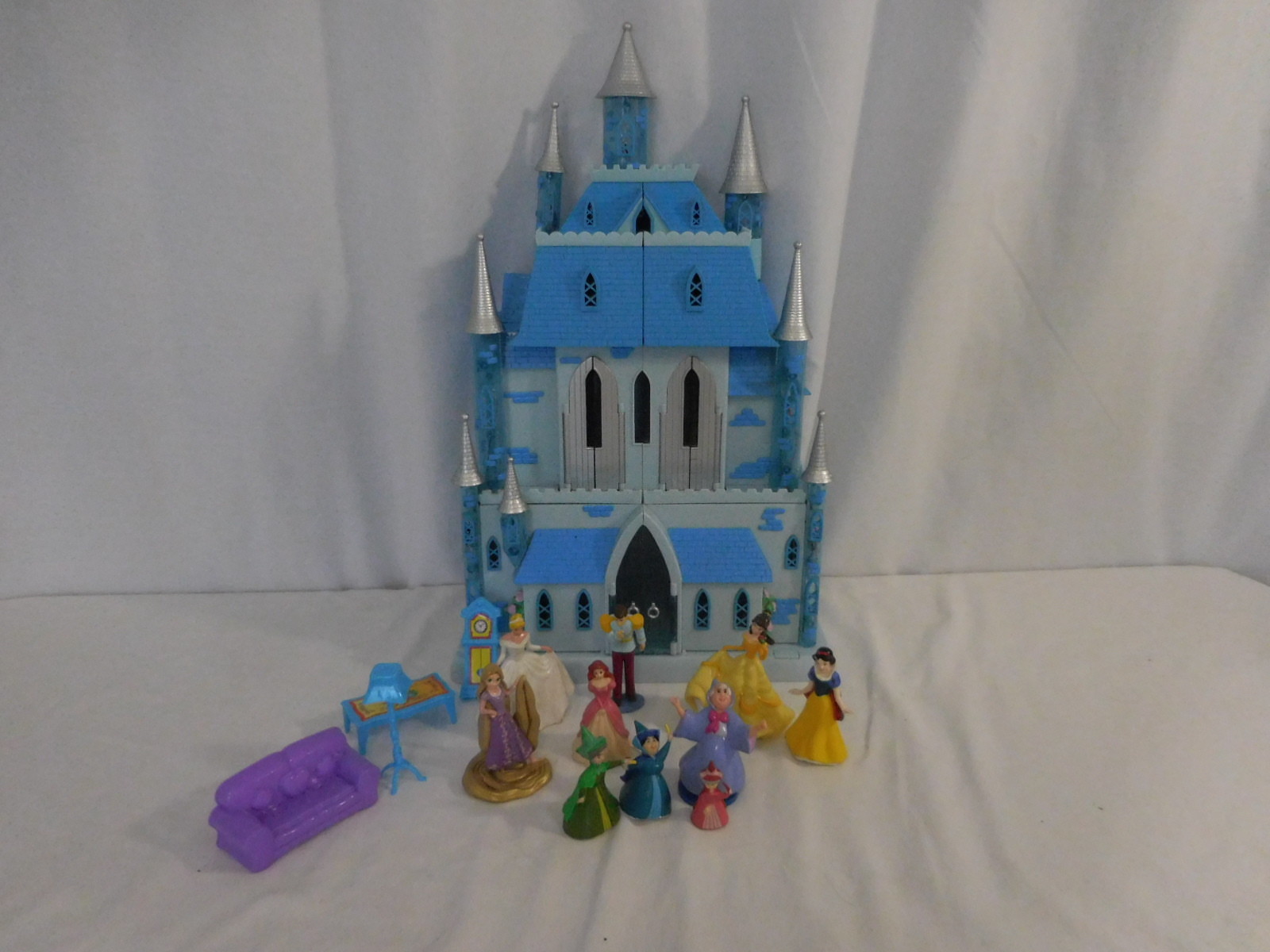 disney princess light up castle playset