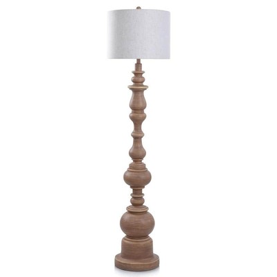 StyleCraft Table Lamps 64'' Living Room 1-Light Toggle Button Incandescent Brown