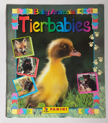 Panini Tierbabies Baby Animals Leeralbum 1997