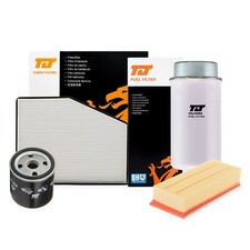 TJ Filters Service Kit Air + Fuel + Oil + Cabin Pollen Filter Fits Suzuki Swift