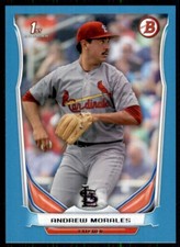 2014 Bowman Draft Picks Blue Andrew Morales /399 St. Louis Cardinals #DP76