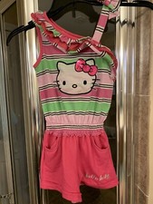 Hello Kitty Romper Size 6 Pink Runs Small
