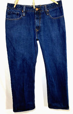 Rivet De Cru Men's Denim Blue Jeans - Luke True Straight Leg - Size 38 x 32