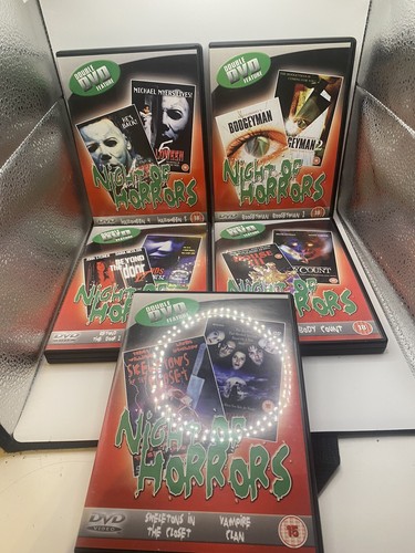 Night Of Horrors 10 Film Double Feature Boxset Dvd Uk Inc. Halloween 4&5 - Picture 8 of 18