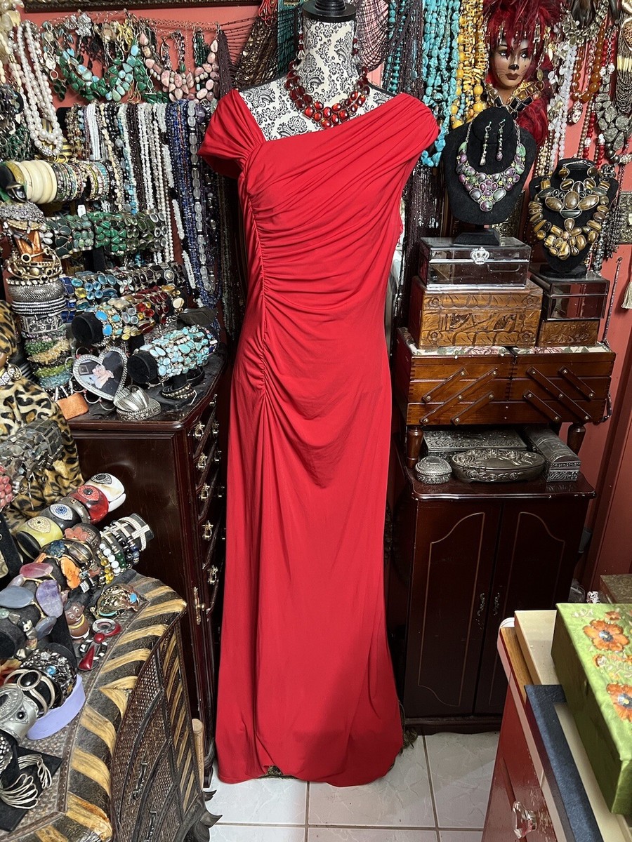 Stunning Calvin Klein Ruched Style Sleeveless Formal Red Dress 14 | eBay Stunning Calvin Klein Ruched Style Sleeveless Formal Red Dress 14 | eBay