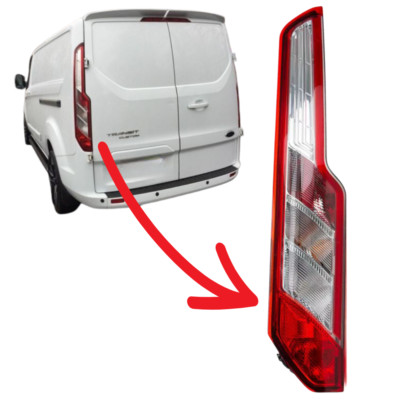 For Ford Transit Custom V362 2012-2023 Rear Tail Light Lens Passengers ...