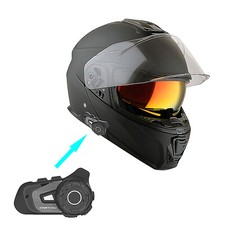 Martian Motorcycle Modular Full Face Helmet D...