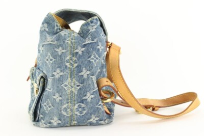 Louis Vuitton Monogram Denim Mini Backpack Sac a Dos PM 6LVJ1020 Louis Vuitton Monogram Denim Mini Backpack Sac a Dos PM  main image 2