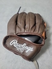 Rawlings Brown Faux Leather Left Hand Glove RHT Youth -